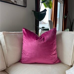 Set of 2 velvet euro pillow covers